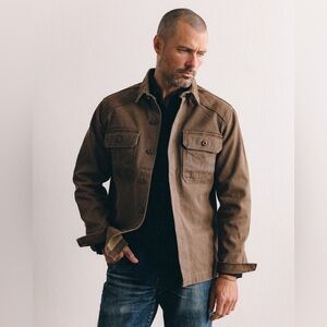 Taylor Stitch Brown Shirt Jacket - the shop shirt